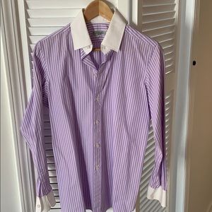 Charvet Place Vendome Lavender Shirt